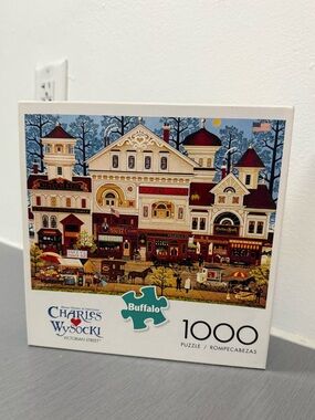 Buffalo Charles Wysocki 1000 Piece Puzzle Victorian Street – Complete